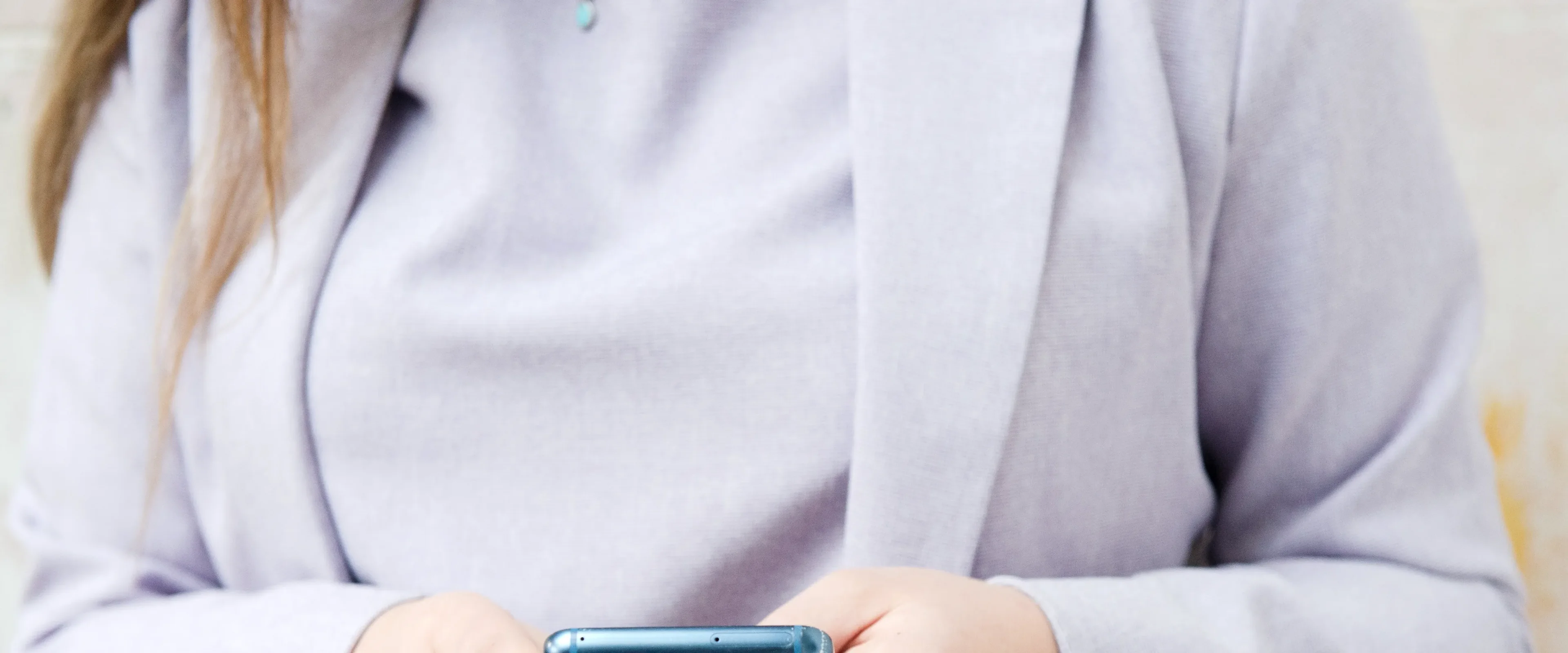 Vrouw met telefoon