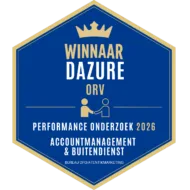 Persoonlijke winnaarslogo van performance onderzoek 2026