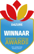Persoonlijke winnaarslogo Gouden Lotus Award 2026 2